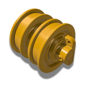 NRP Double Flange Bottom Track Roller ID2184 Fits John Deere 450 450B 450C 450H 455D 455E 455G 550H 550J 555A 555B