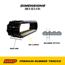 NRP Rubber Track 300x52.5x84 300x52.5Wx84 for Caterpillar CAT Sumitomo Kubota Kobelco-3