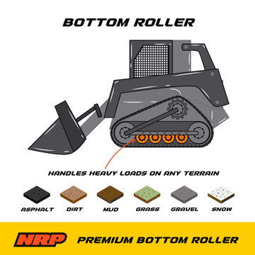 CR3002 Top Carrier Roller for Caterpillar D3 D4 AP1050 AP650B + More - 0