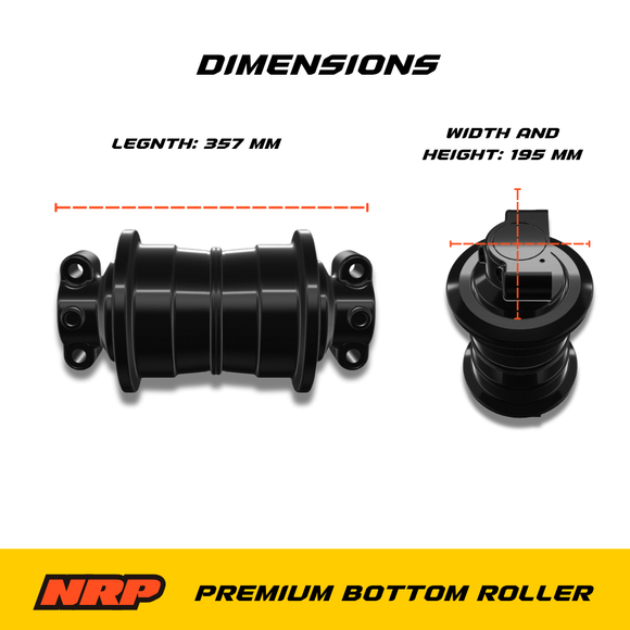 NRP Track Bottom Roller PC395 Made For Caterpillar and John Deere