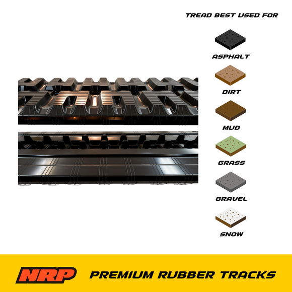 NRP Rubber Track 450x86Nx56 450x86x56 for Caterpillar CAT John Deere Komatsu JCB