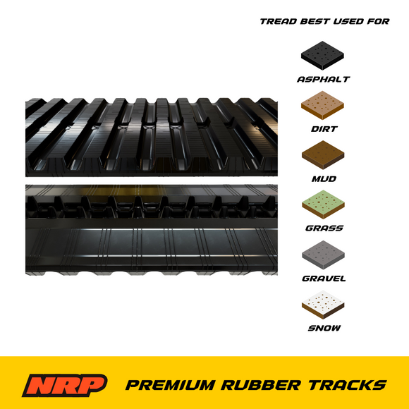NRP Rubber Track 280x72x56 for Astec Atmax Ditch Witch Case Bormor Brokk Lifton