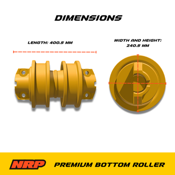 KM2102 Bottom Track Roller for Komatsu D60 D65 D65EX D65PX + More - 0