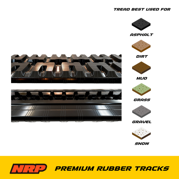 NRP Rubber Track 450x100Nx50 450x100x50 Fits Takeuchi Gehl Mustang