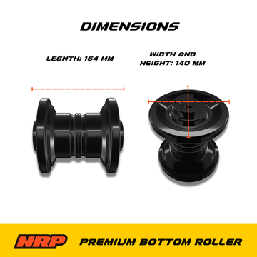 772441-37300-2 772441373002  Bottom Track Roller for Mustang 350Z NXT2 / Yanmar VIO 35 + More - 0