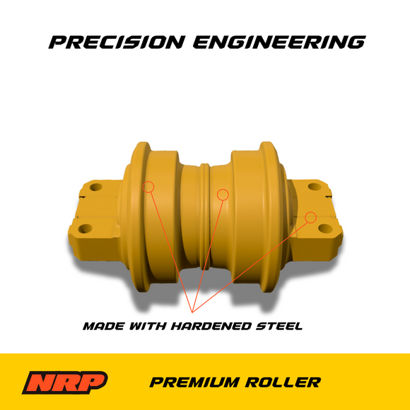 NRP Bottom Track Roller CR6150 Fits Caterpillar Komatsu