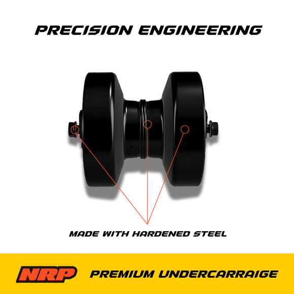 NRP Bottom Track Roller 08801-30000 Fits Takeuchi Gehl Mustang