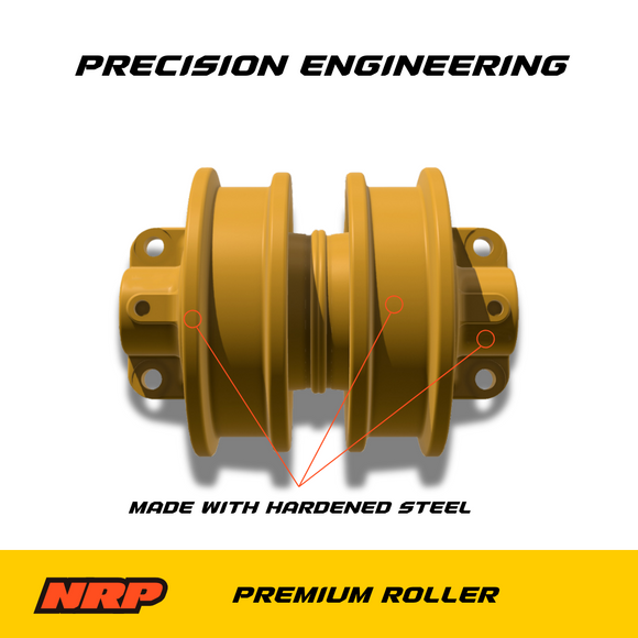 NRP Bottom Track Roller ID1449 Fits John Deere