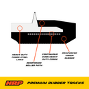 NRP Rubber Tracks 450x86x60 Tread C Block Made for Caterpillar Takeuchi Bobcat-4