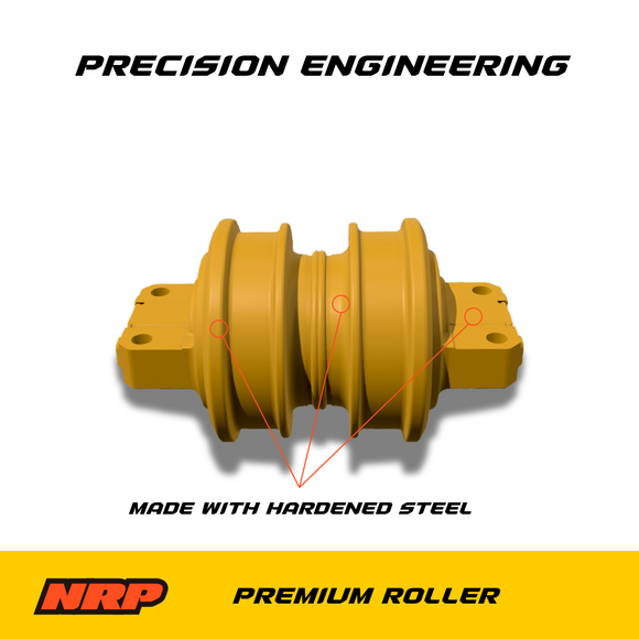 NRP Bottom Track Roller CR6151 Fits Komatsu Caterpillar New Holland