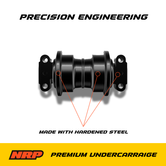 NRP Bottom Track Roller KM1743 Fits Komatsu PC300-HD3 PC400-3 PC400-5