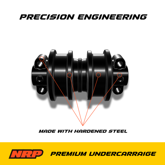 NRP Bottom Track Roller KM1429D Fits Komatsu