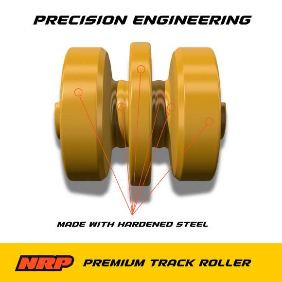NRP Bottom Track Roller 304-1890 Compatible with Caterpillar