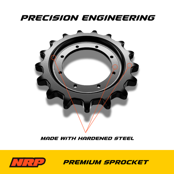 NRP Sprocket CA963 Compatible with Case 420CT 440CT 445CT 450CT TV370 TV380 TV450 TR270 TR310 TR320 TR340 NH C175 C185 C190 C195 LT185 LT190 C227 C232 C234 C237 C238 C245 C332
